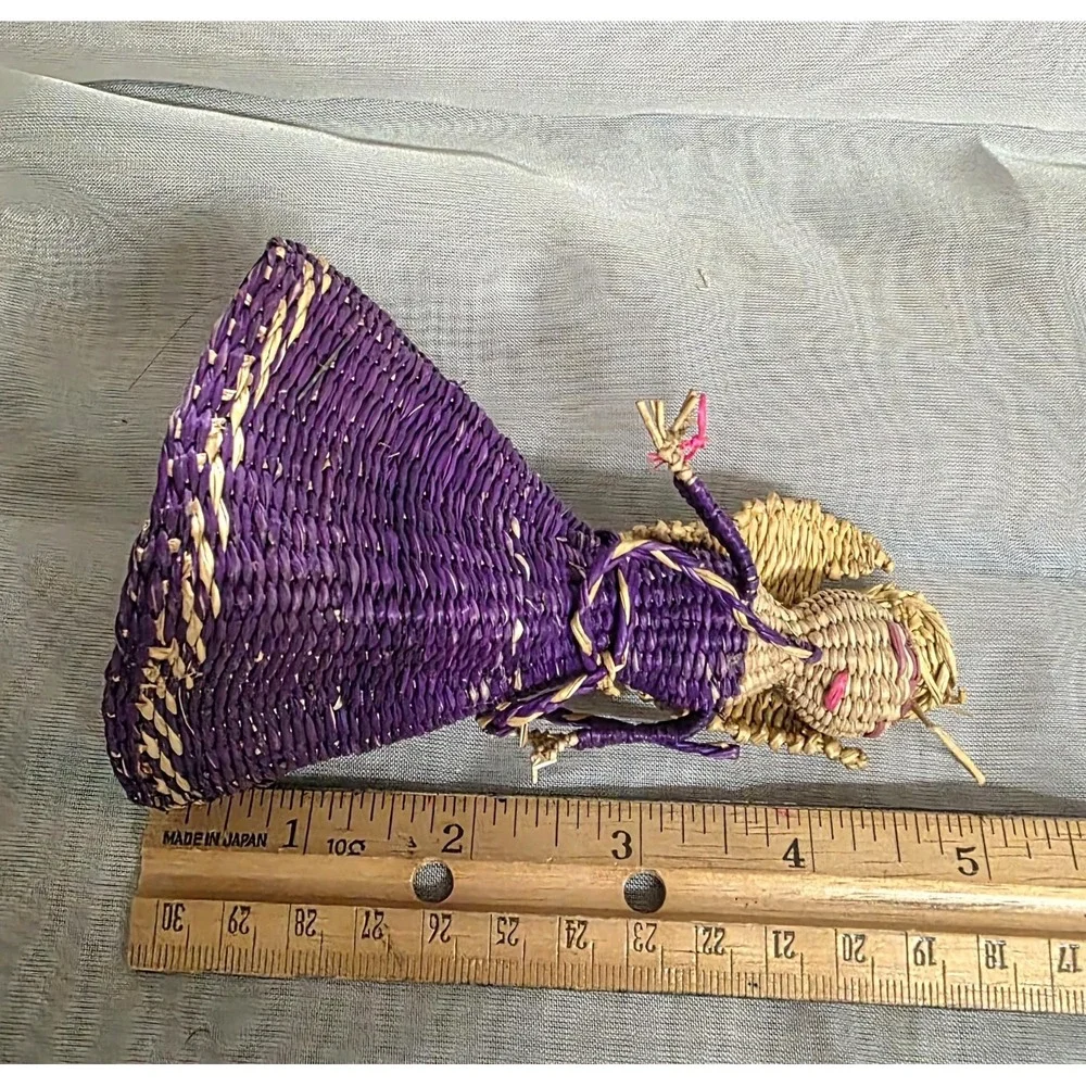 Handmade woven straw